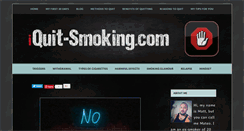 Desktop Screenshot of iquit-smoking.com